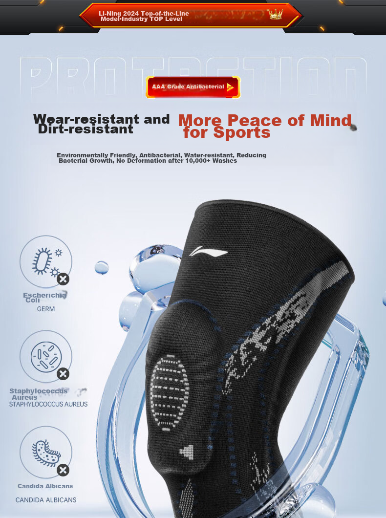 Li-Ning Knee Pads for Sports, Running, Basketball, Warmth, Meniscus, Patella, Badminton, Men And Women, Soccer, Hiking Knee Protection Gear 4