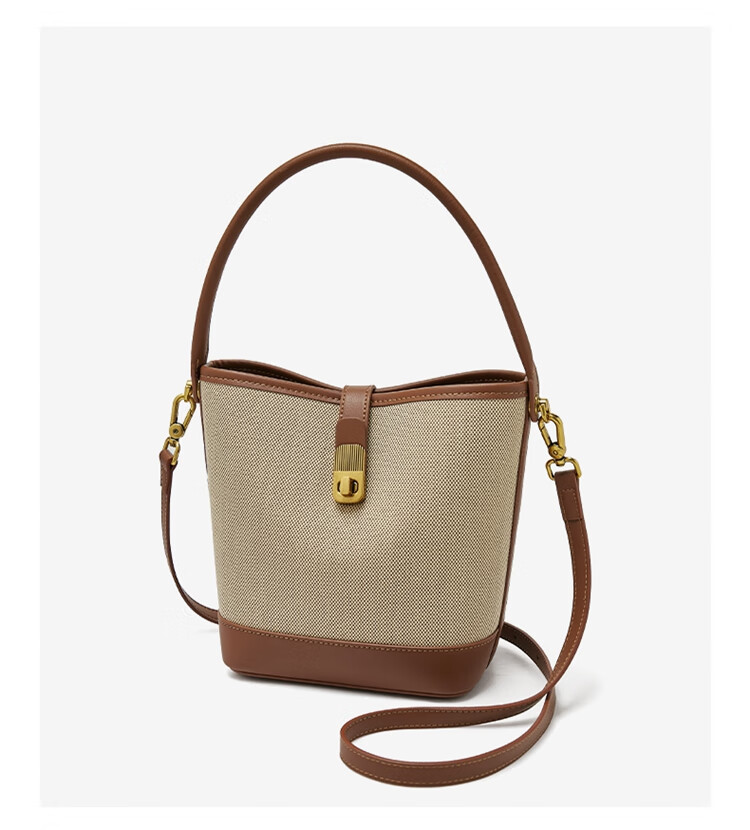 FOXER Women's Handbag, Large Capacity Bucket Bag, Tote Bag, Shoulder Crossbody Bag, Light Luxury Valentine's Day Gift 16