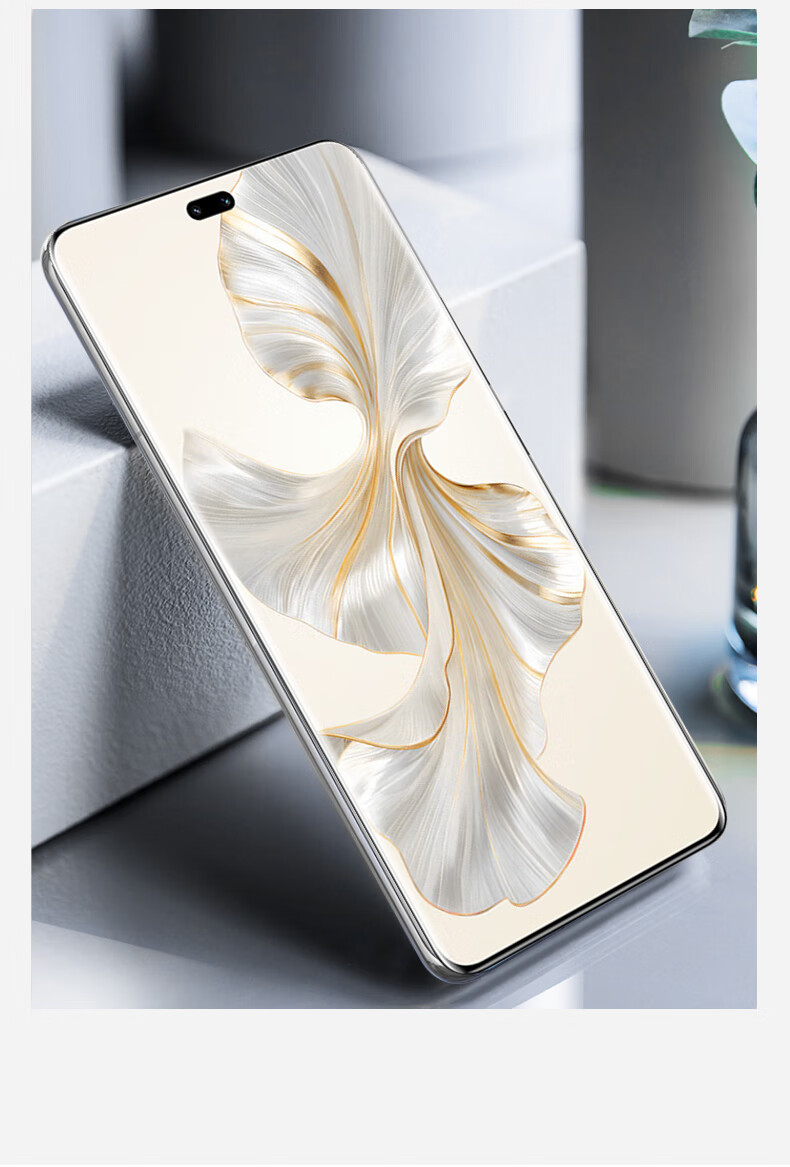 Smorss Honor 100Pro Full Adhesive Tempered Glass Screen Protector, Honor 100pro Phone Film Protective Cover, Curved Full Adhesive Full Screen Coverage, Medium Aluminum Glass Ultra-Thin High-Definition Anti-Drop Fingerprint Resistant 2
