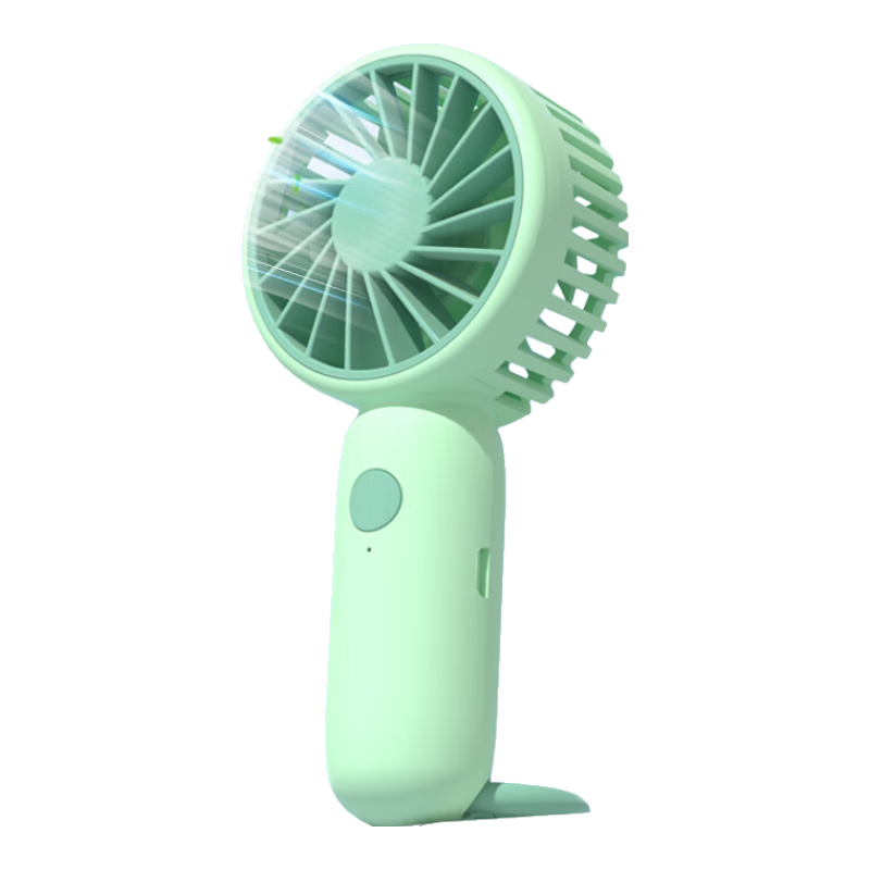 AUCMA Handheld Fan, Desktop Mini Fan, Rechargeable USB Fan, Portable for Students' Dormitory, Office, Bedside, Battery-Powered FSS-W115L