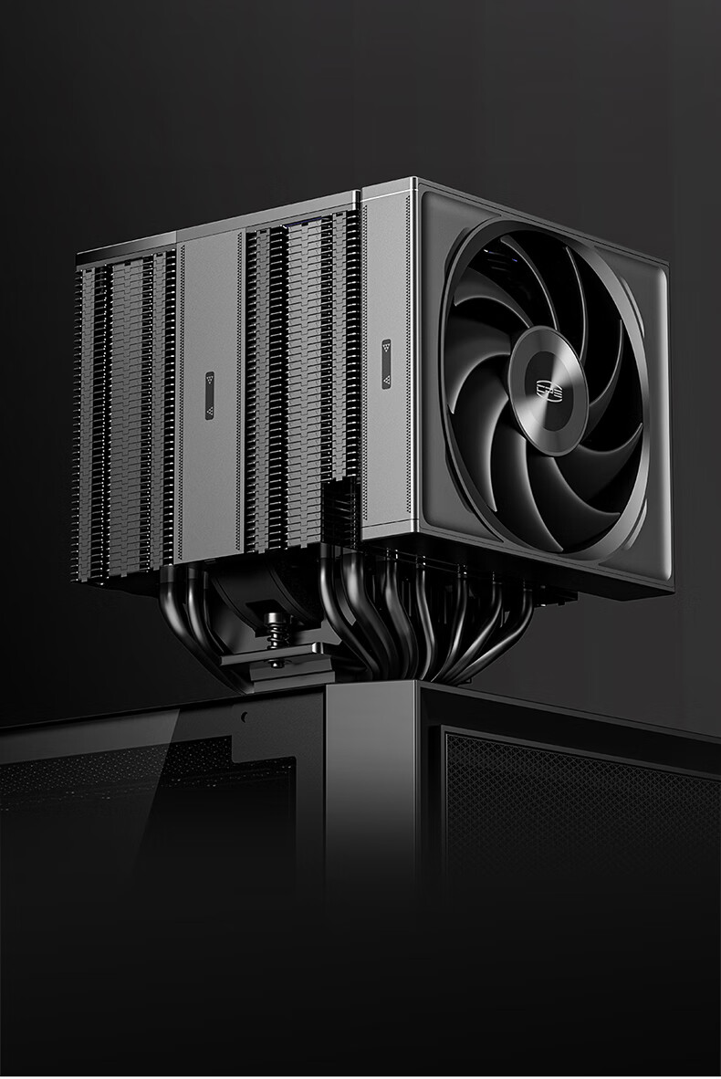 PCCOOLER RZ820 8 Heat Pipe CPU Air Cooler (290W/Mega Dual Tower/Air Aluminum ARGB Magnetic Top Cover/14CM Large Fan/Copper Base) 3