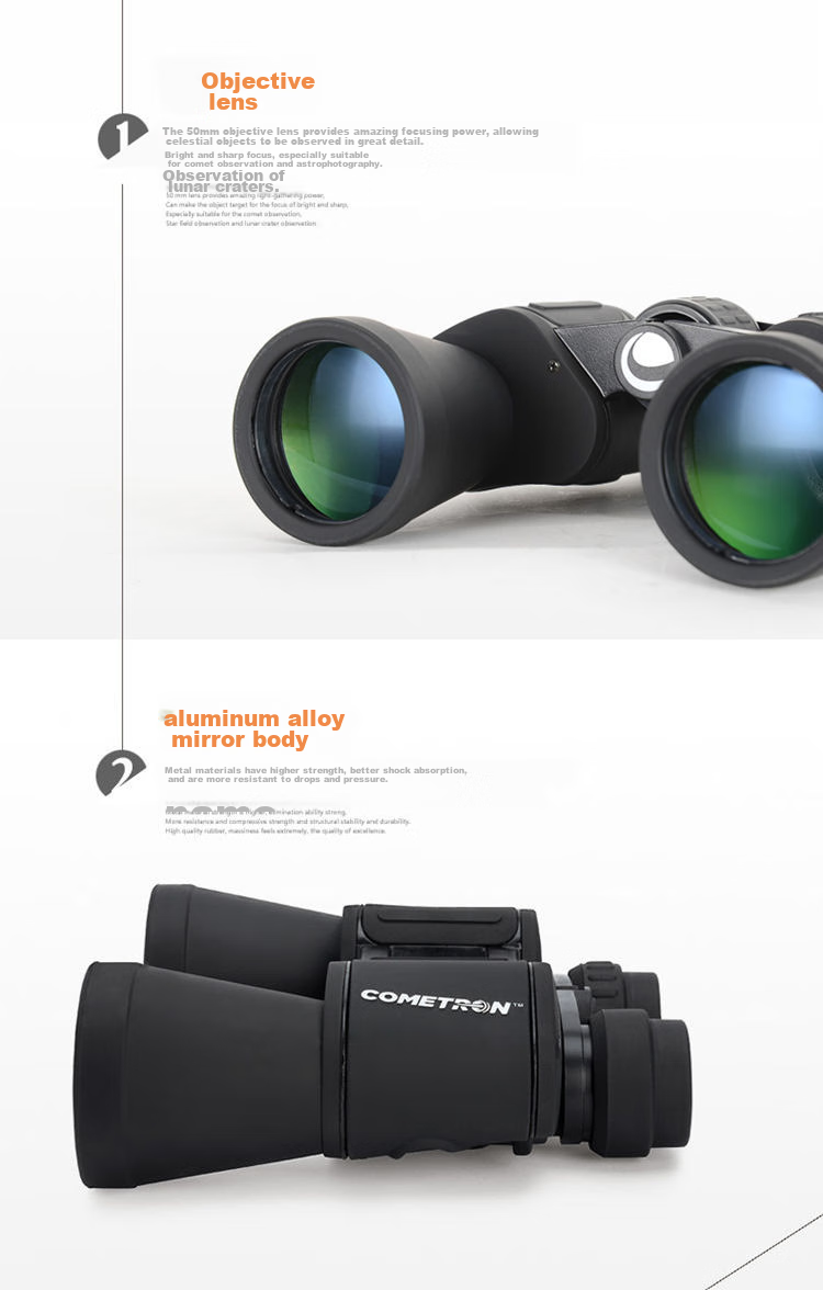 Xingtelang Huiyan 7X50 High Magnification High Definition, Non-Infrared Night Vision, Landscape Viewing Outdoor 1000 Adult Binoculars 3