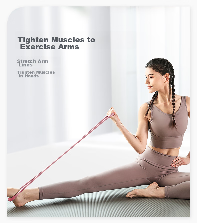 Li-Ning Figure-Eight Resistance Band [Professional Upgraded Version], Pulling Rope Stretch Band, Figure-Eight Elastic Band, Shoulder Fitness Equipment for Wome 14