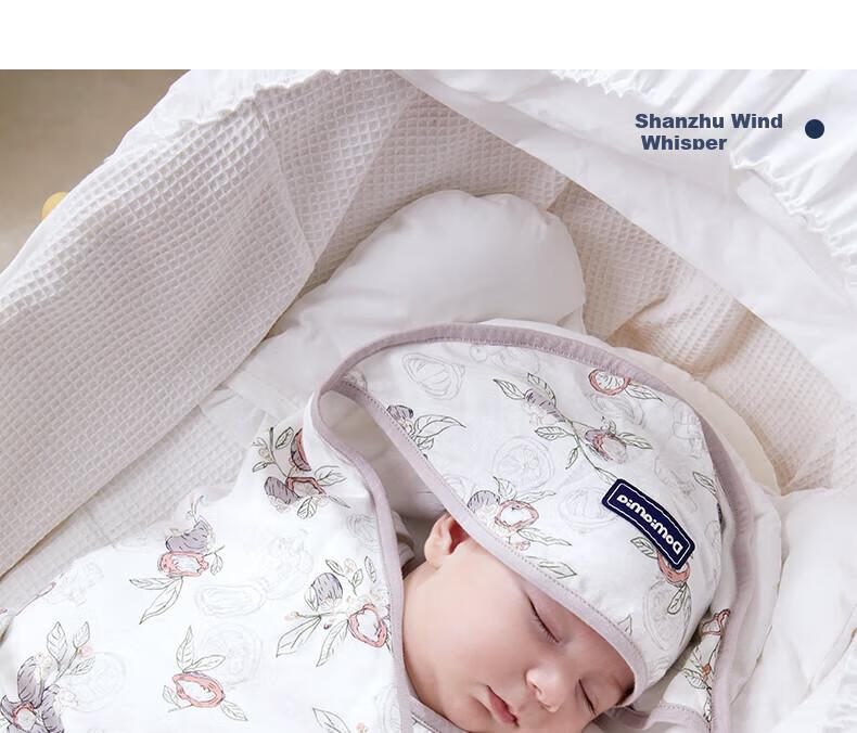 DOMIAMIA Baby Swaddle Blanket, Autumn And Winter Newborn Wrap, Anti-Startle Swaddling Cloth, Infant Small Blanket, Plush Swaddle Wrap, Single Blanket 17