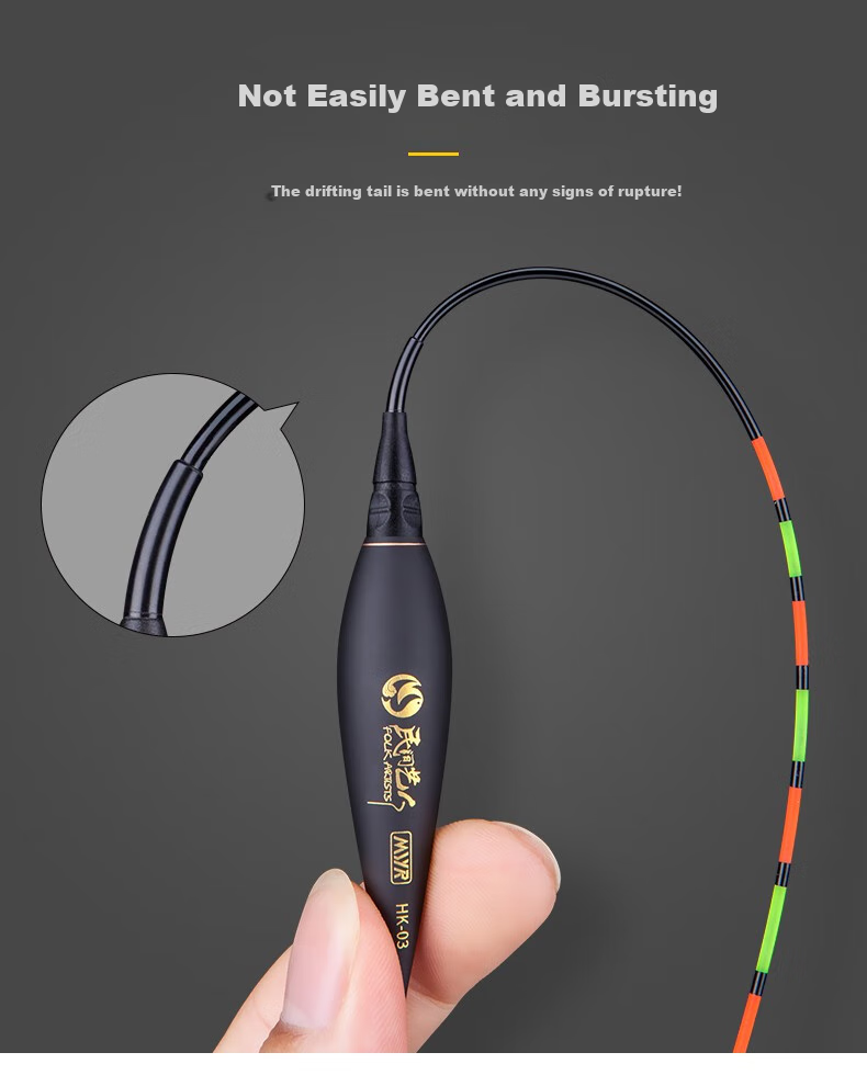 Minjianyiren Frosted Luminous Float, Black Pit Extended And Thickened Eye-Catching Day And Night Electronic Float, Carp Fishing Float for Big Fish 1