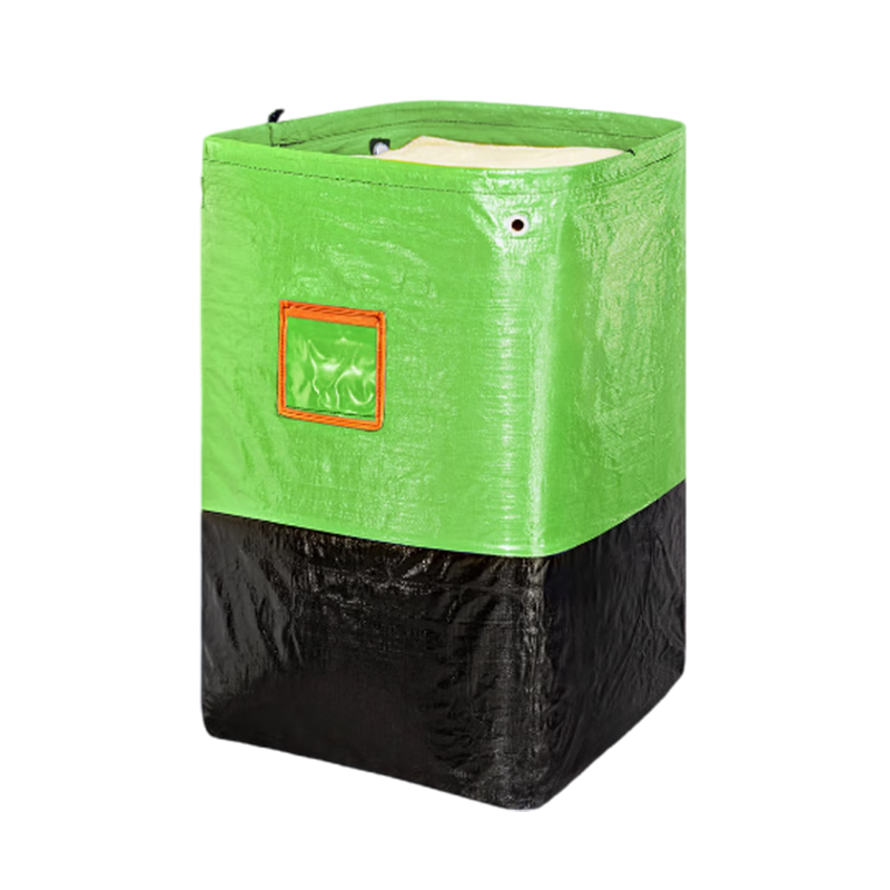 Pangdaidai Packaging Bag, Courier Bag, Thickened Wear-Resistant Waterproof Drawstring Style, 50*50*60cm, Moving Gree