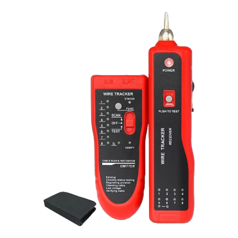 HITECH PRO Network Cable Tester, Wire Tracker, Line Finder, Multifunctional Telephone And Network Cable Tracer, Cable Tester + Tool Kit