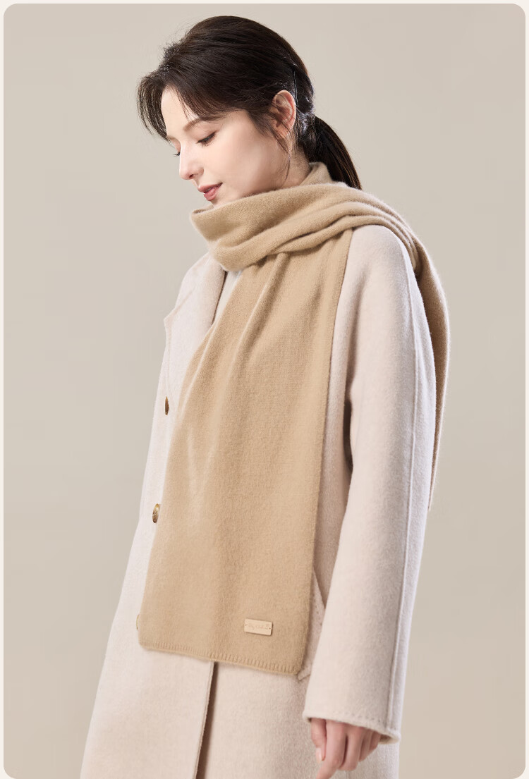 JIUMU 100% Cashmere Scarf for Women, Autumn And Winter Warm Neck Warmer, Gift for Women And Mothers, National Day And Birthday Present, Gift Box Set 23
