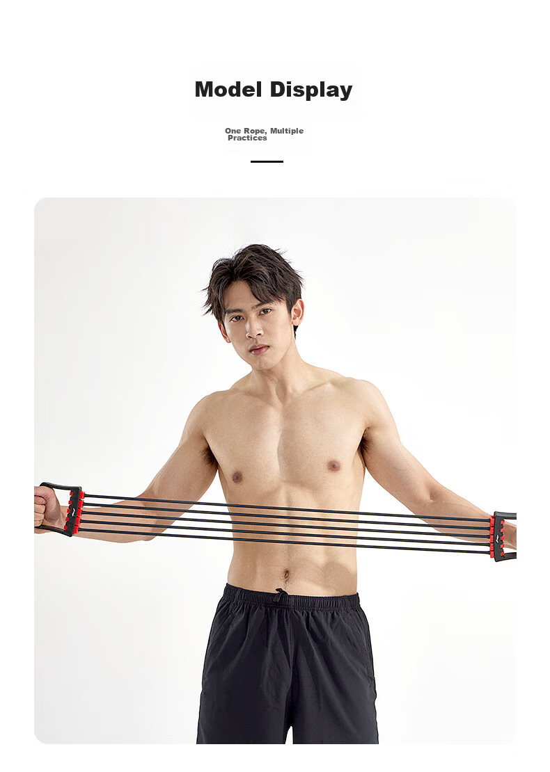 Li-Ning Chest Expander Resistance Band for Men, Shoulder Exercise Fitness Equipment, Home Use Pectoral And Arm Strength Training Rope, Back Opener Muscle Trainer 11
