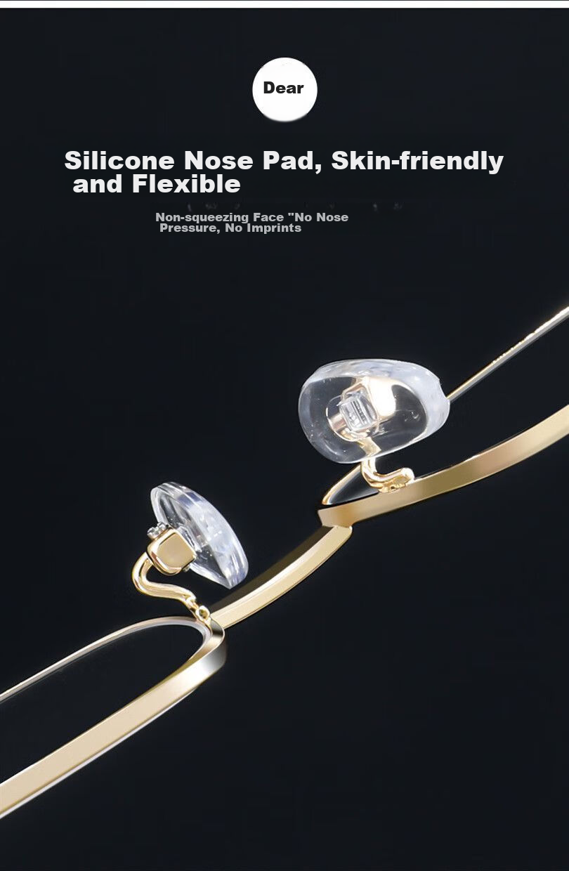 LESCA LUNETIER High-Quality Reading Glasses with Crystal Lenses for Middle-Aged And Elderly Men And Women, High-Definition Eyewear, Gold with Crystal Lens, 150 Degrees 11