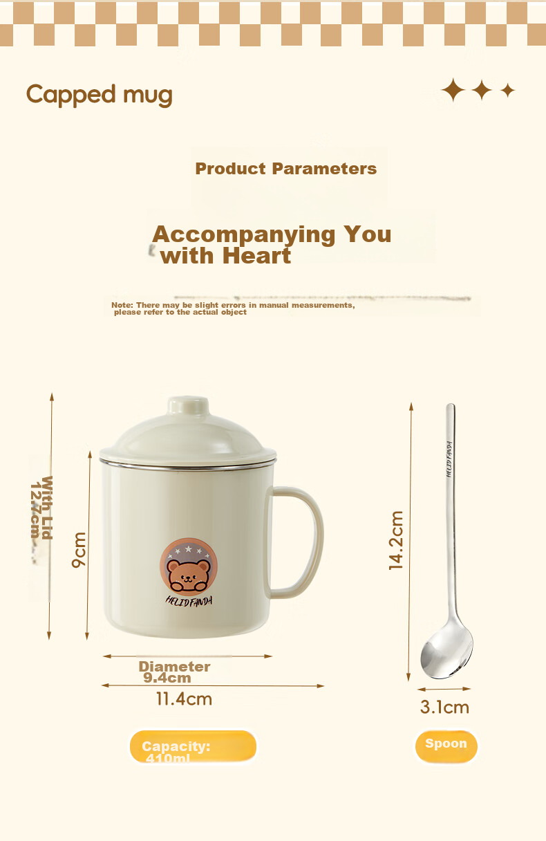 WORTHBUY 316 Stainless Steel Children's Milk Cup, Baby Drinking Cup, Double-Layer Anti-Scalding with Scale And Straw Cup, Rabbit Desig 11