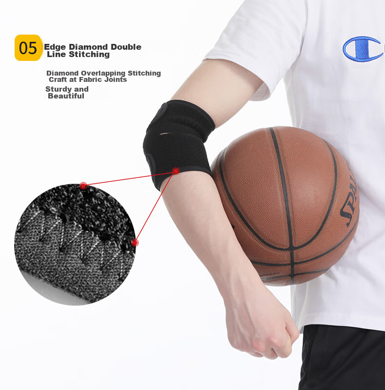 D&M Japanese Imported Sports Elbow Brace for Men And Women, Fitness Badminton Tennis Basketball Strap Joint Protection Sleeve, One Piece 10
