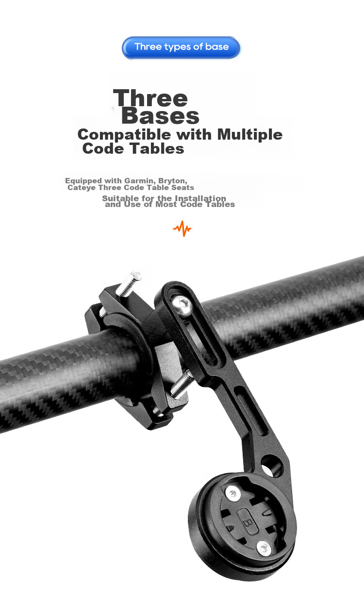 Move Iron Bicycle Handlebar Stem Mount, Road And Mountain Bike Extension Bracket, Sports Camera Multi-Functional Adjustable Telescopic Mount 8