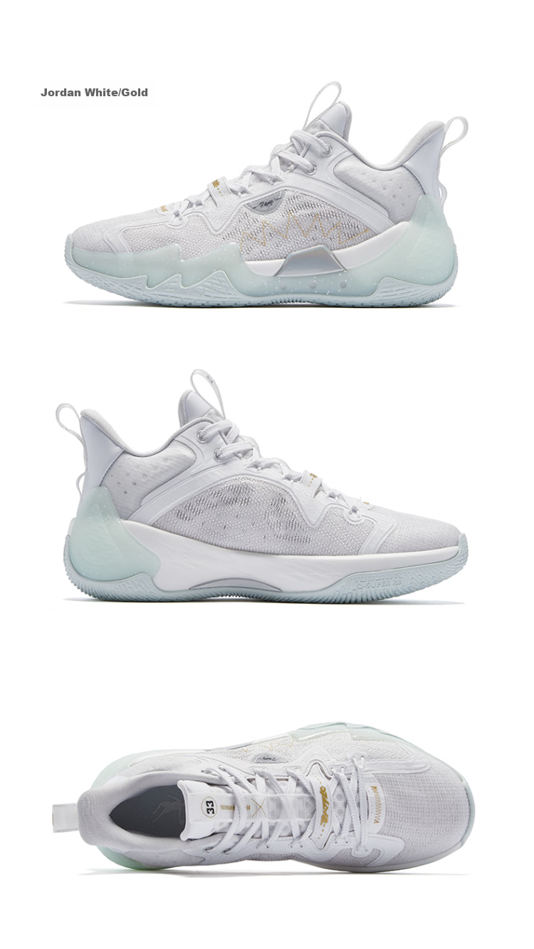 QIAODAN Basketball Shoes Venom ProSE Technology Rebound Shock Absorption Durable Professional Game Sports Shoes for Men 37