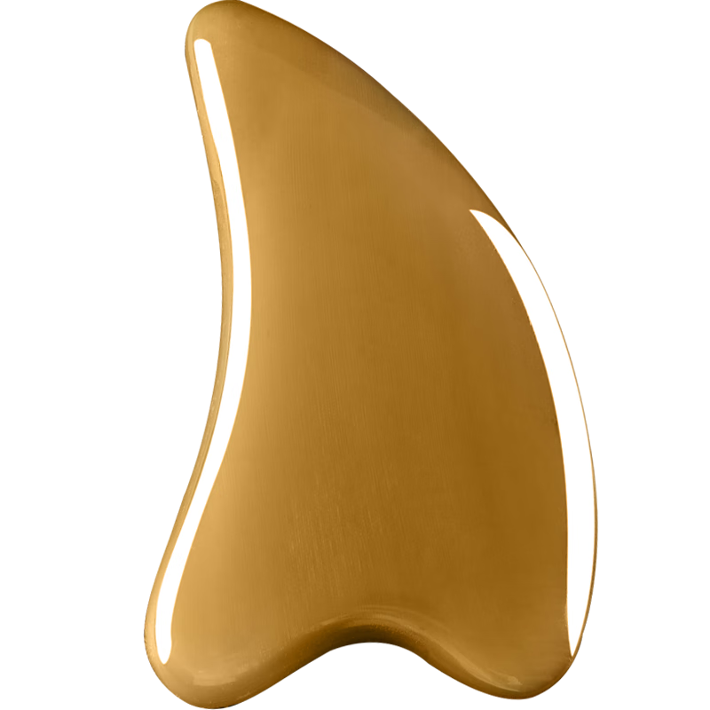 CAIYAOSHI White Buffalo Horn Gua Sha Board Facial Massage Lifting Beauty Nasolabial Folds Crow's Feet V Face Women Birthday New Year Gift 1cm