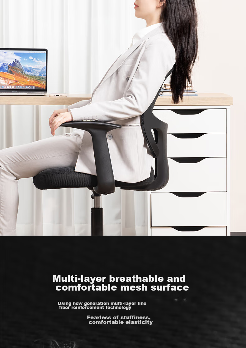 Deli 4900 Ergonomic Office Chair / Computer Chair / Staff Chair, Home Mesh Adjustable Swivel Chair 9