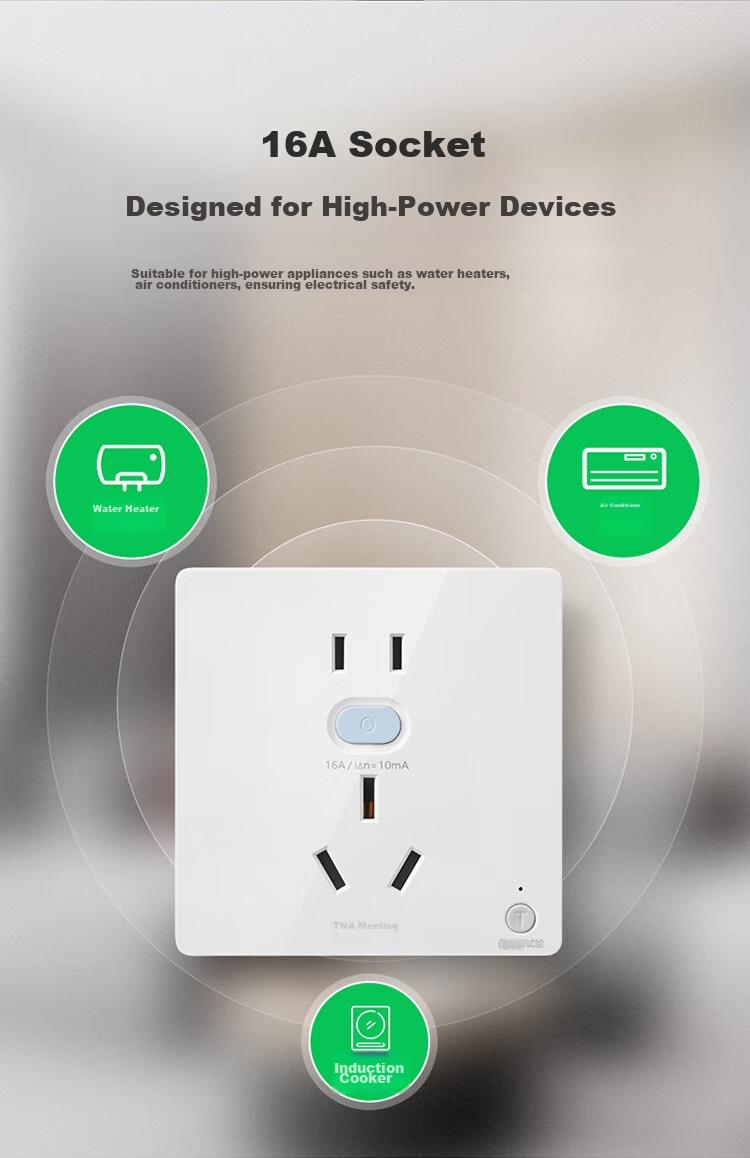 BULL Switch Socket GTP Series, 16A Five-Hole Socket with Leakage Protection, GTPZ229 Concealed Installatio 5
