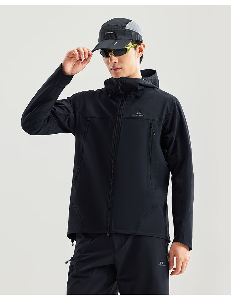 Pioneer Camp [Haishe 2.0 Soft Shell Jacket] Endorsed by Lu Han, Same Style As Kedoula Jacket for Men, Outdoor Commute Outerwear 2