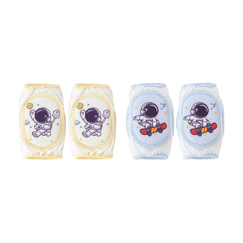 DOCTOR MA Baby Knee Pads, Crawling Children's Knee Pads, Mesh Breathable, Adjustable, Toddler Walking Anti-Fall Knee Pads, 2-Piece Set, S1018