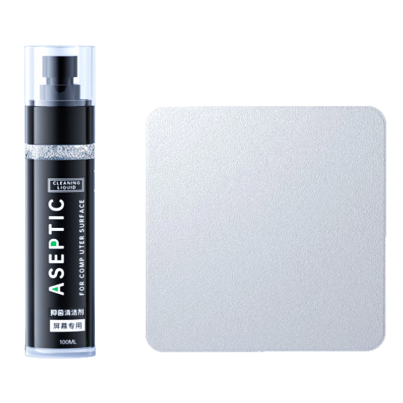 VENIDER Screen Cleaner and Polishing Cloth Set OLED Screen Cleaner 30ml Streak-Free Quick-Dry for Mobile Phones Computers Tablets Monitors Laptops LCD TVs Camera Lenses