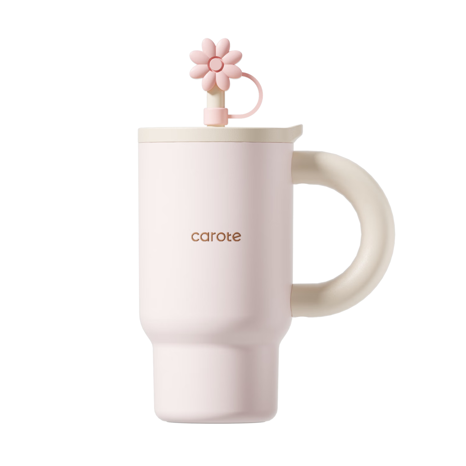 CaROTE Insulated Mug, Large Capacity Straw Cup, Women's Water Bottle, Stylish Ceramic Inner Liner, Ice Cup, 810mL