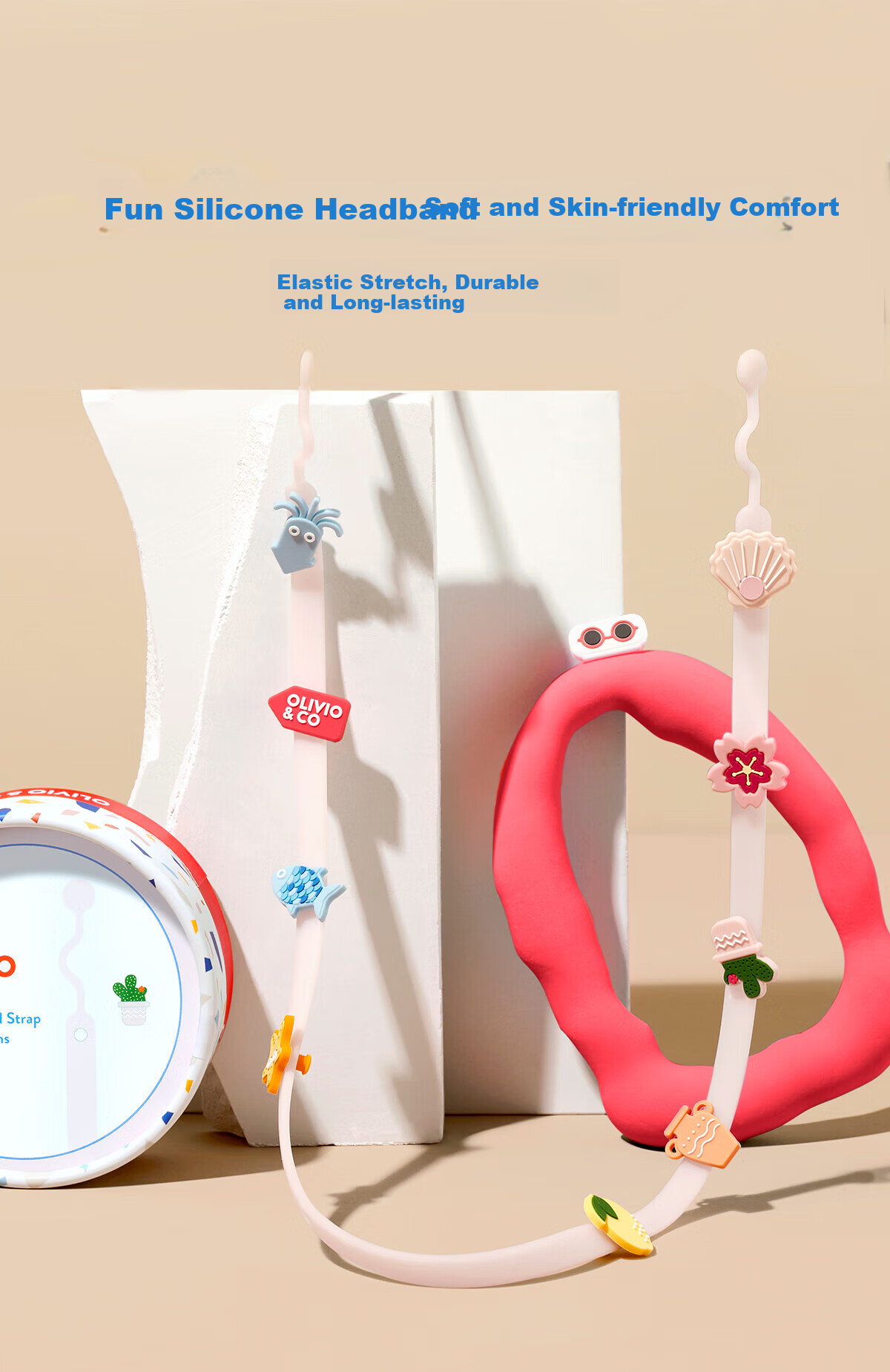 OLIVIO&CO Sunglasses Accessories, Children's Sunglasses Charm, Hanging Chain, Eyewear Decoration, Stylish Glasses, Anti-Slip And Non-Fall 2