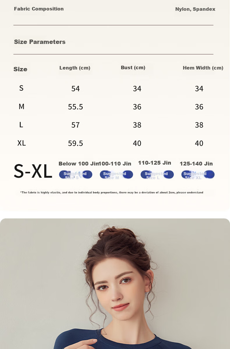 XUEXIMAN Yoga Top for Women, Spring And Autumn Style, Seamless High-Elastic Slimming Sports Long Sleeve, Running Quick-Dry Training Pilates T-Shirt 9