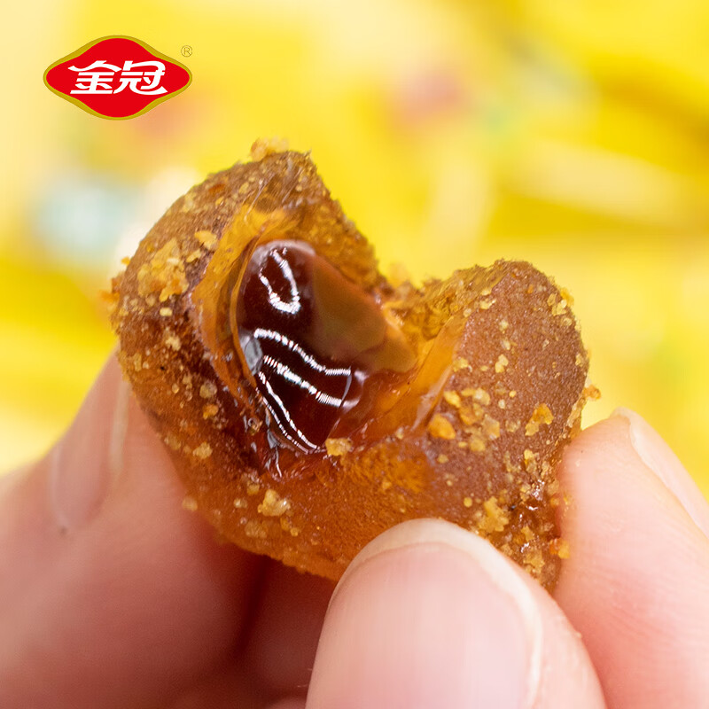 金冠 爆浆陈皮糖 500g  约100颗 夹心软糖 白鹿同款 喜糖 休闲零食 