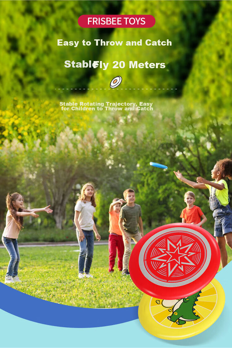 Martin Brother Children's Outdoor Toy Soft Frisbee with Glow-In Design, Youth Frisbee Toy for Boys And Girls, Birthday Gift 7