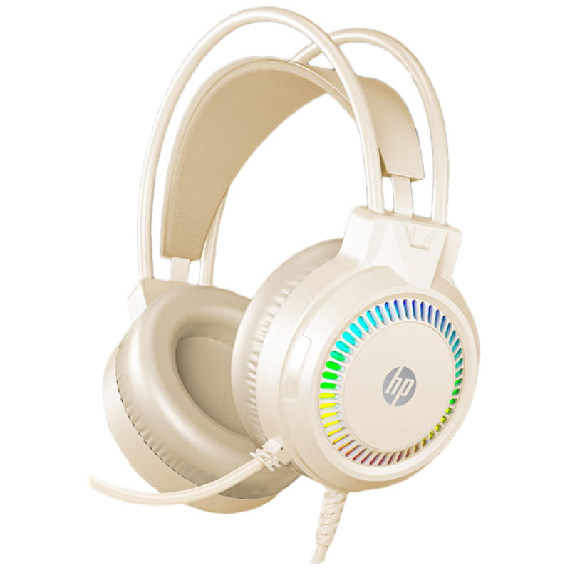 HP H220 Over-Ear Gaming Headset, Stereo Surround Sound, Wired Headphones with Microphone for Internet Cafes And E-Sports Games CSGO PUBG, Compatible with Desktop Computers And Laptops