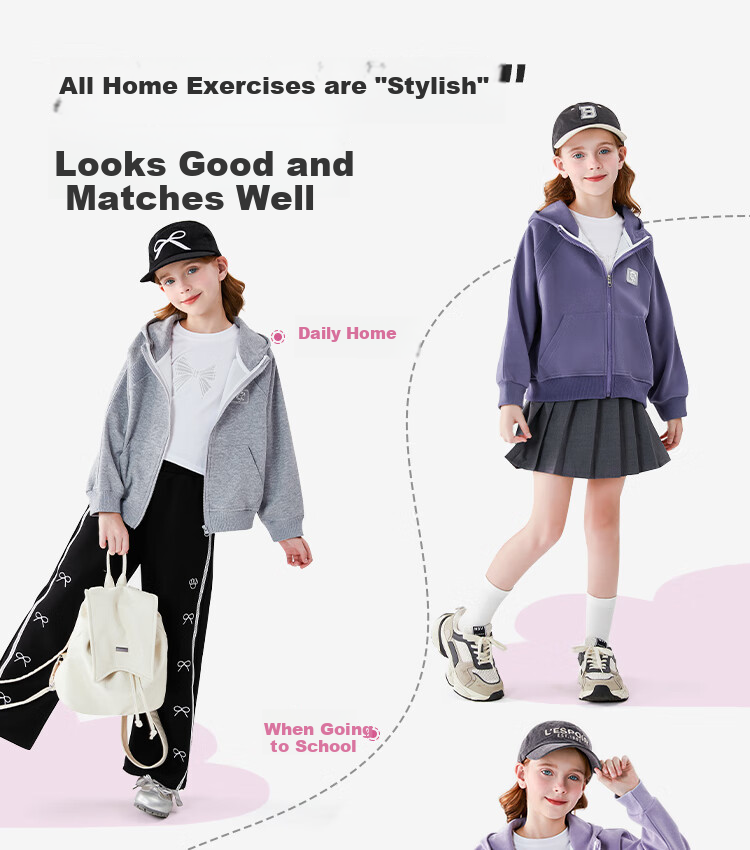 Disney Children's Jacket, Zootopia Girls' Sportswear, Spring Fashion Hooded Top, Bean Paste Pink, Size 130 6