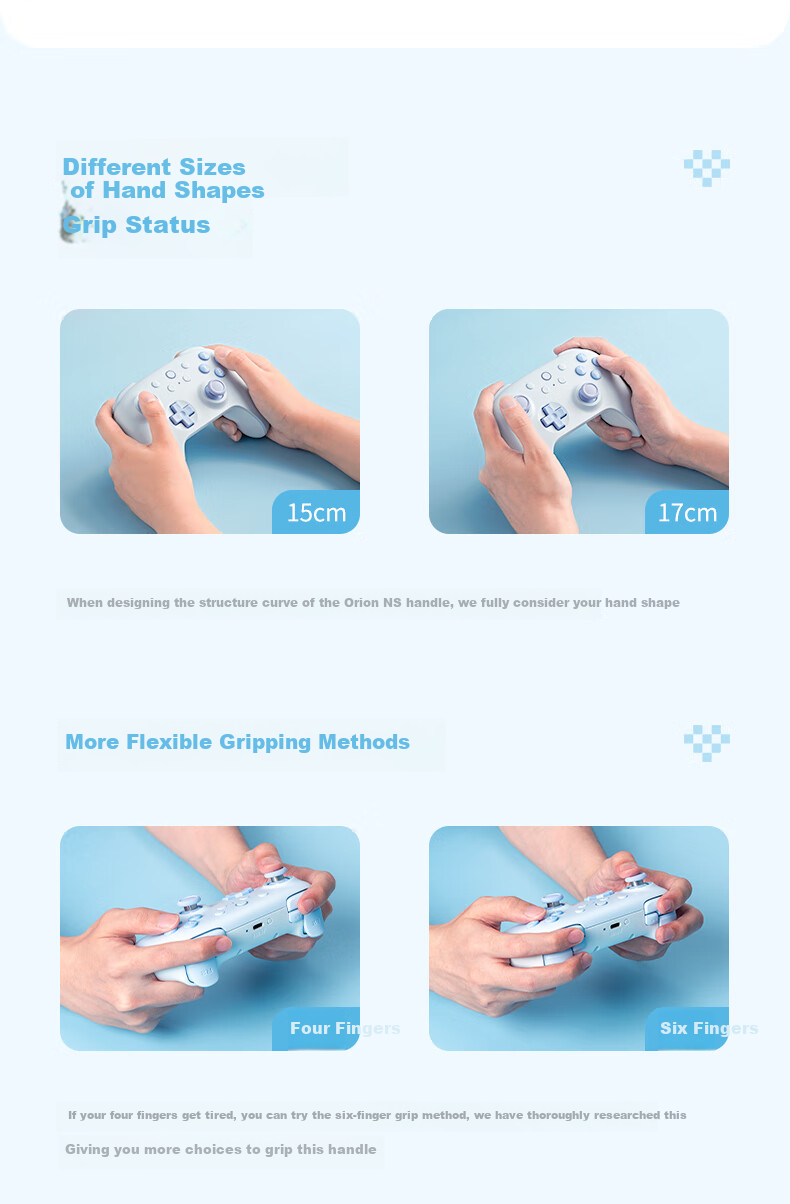 8BitDo Lie 2 Youth Edition NS Version Game Controller, Switch 2 Bluetooth NS 2 Wireless Hall Joystick, for Resident Evil 3, Zero Escape, Monster Hunter, Genshin Impact, Pokemon Legends 3