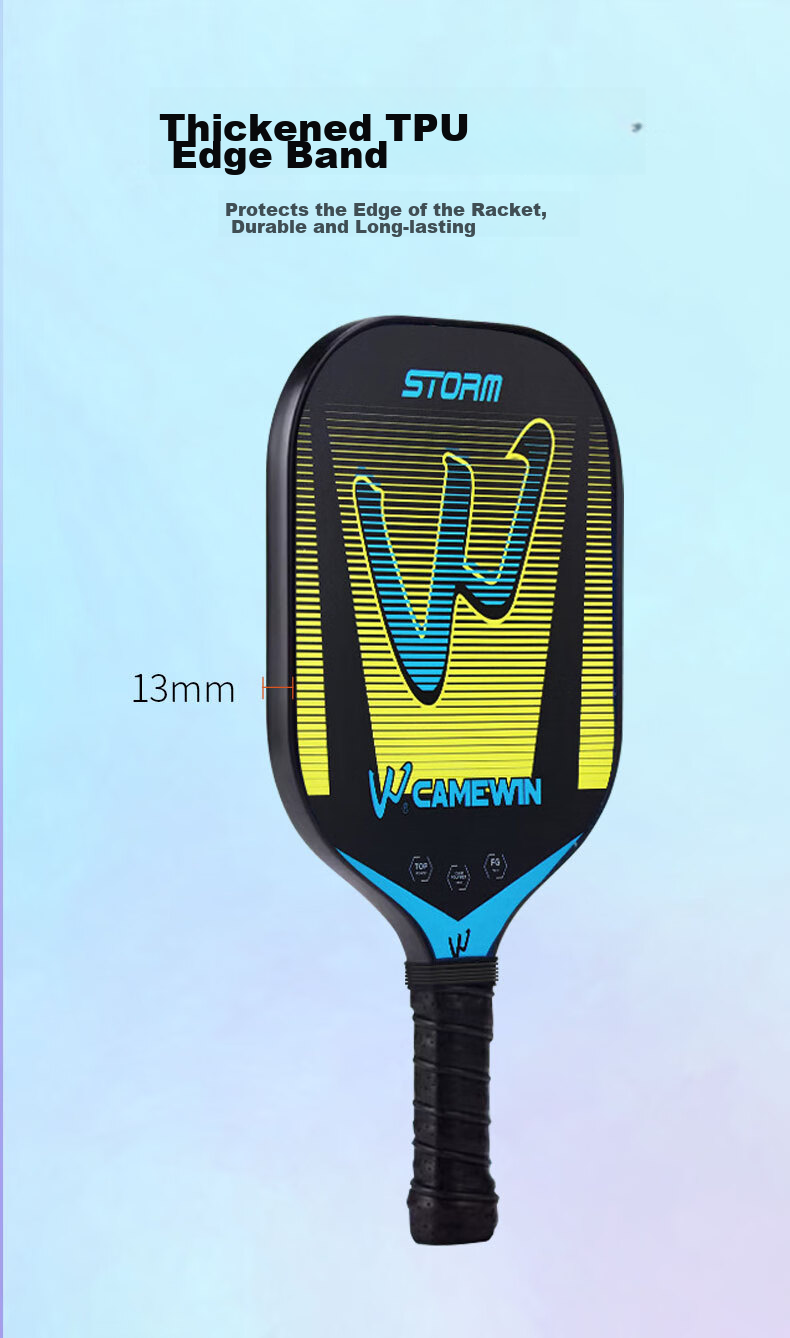 CAMEWIN Pickleball Paddle Set, Fiberglass Entry-Level Paddle, Parent-Child Interaction, Couples Partner, Double Paddle 9