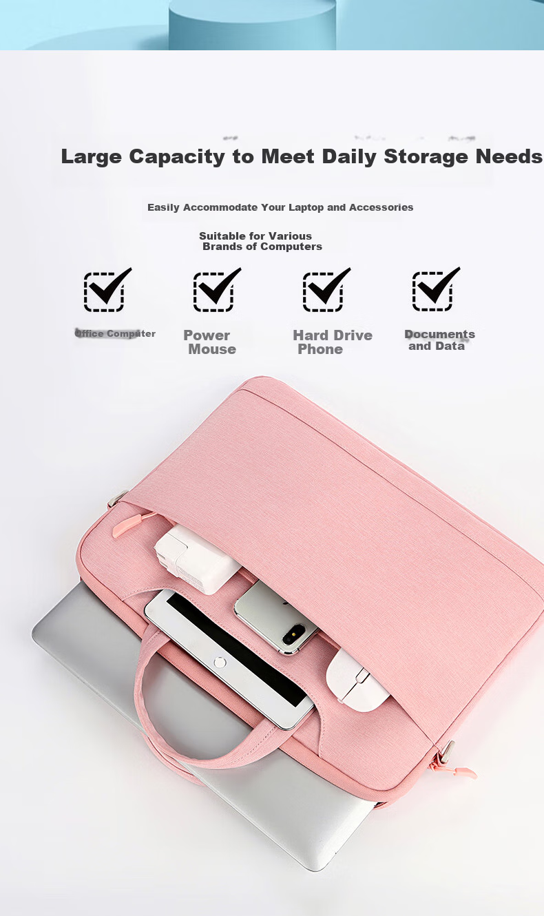 DiYiGongFang Shoulder Laptop Bag 15.6 Inch Handbag for Men And Women, Commuter Use, Compatible with Apple Macbook Pro 16, Huawei, Lenovo, ASUS, Dell Gaming Laptops, 15-Inch Crossbody Bag 4