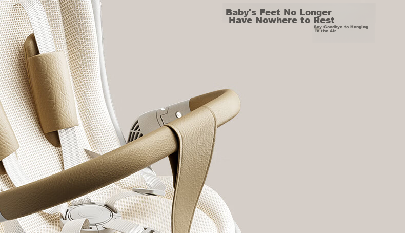 Dear Mom, Stroller, Large White Car, High Landscape Baby Stroller, Lightweight, Reversible, Can Sit Or Lie Down, Strolling Trolley for Babies, Gree 27