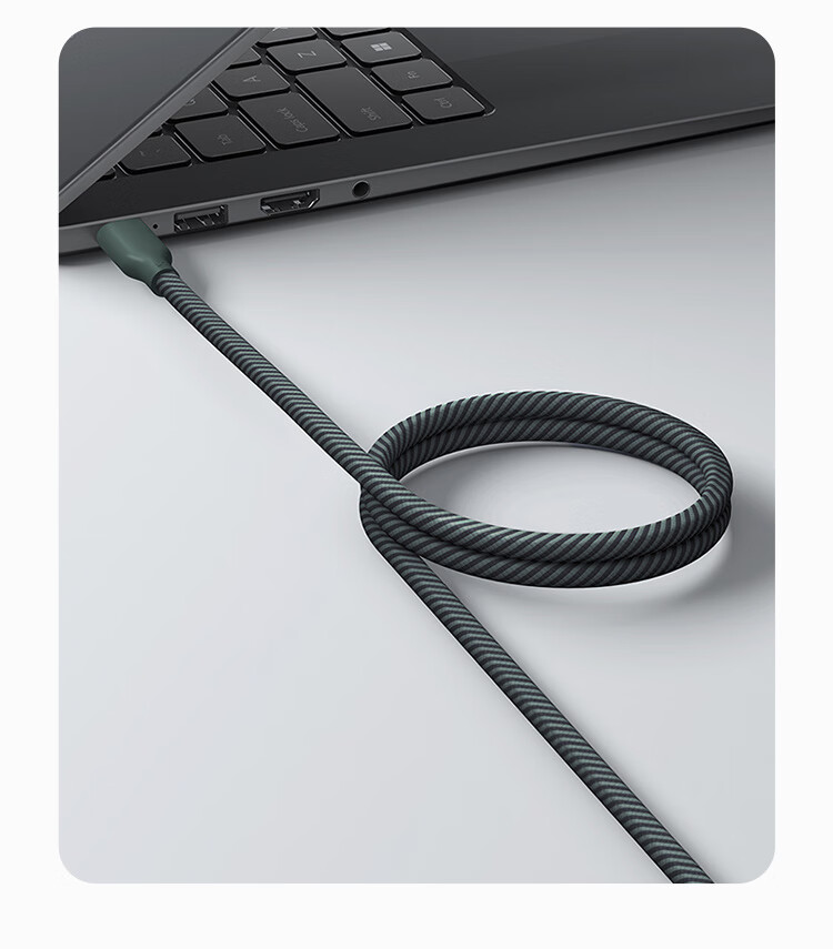 MI 6A Magnetic Self-Storage Quick Charging Data Cable, 1m (USB-C to USB-C), Pink 5