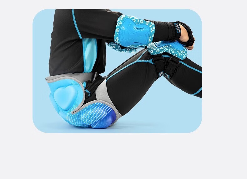 Migao Children's Skiing And Snowboarding Protective Knee Pads, Roller Skating And Ice Skating Outer Wear, Fall Prevention Knee Pads, Multi-Sport Universal Protective Pads 13