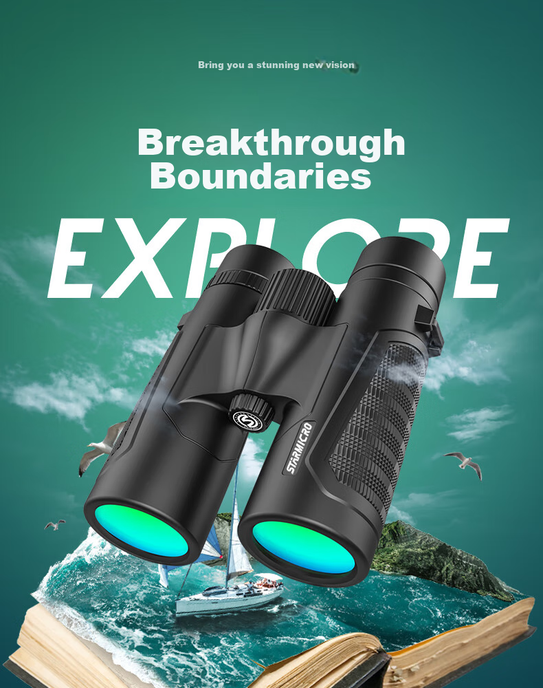 StarMICRO Binoculars 10x42 Waterproof High Magnification High Definition for Outdoor Children's Bird Watching And Photography, Concert Viewing 1