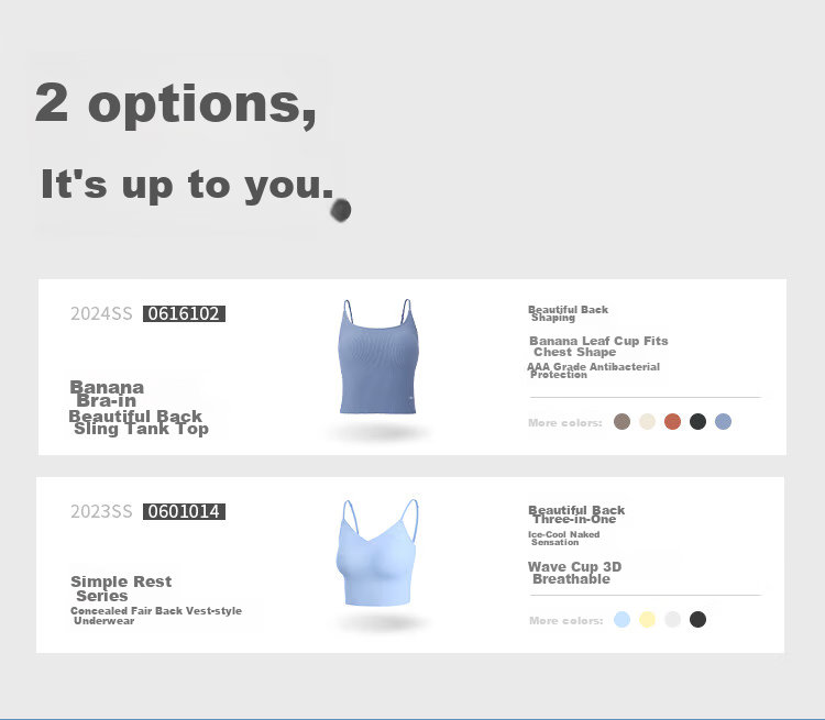 Beneunder Bra-In Camisole with Chest Pad for Women, Versatile Base Layer, Wearable as Outerwear, Beautiful Back Design, Cooling Feel, All-Season Versatile 3
