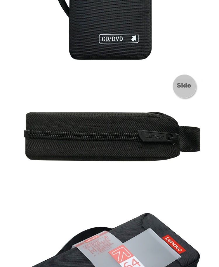 Lenovo Car CD Storage Case, CD/DVD Disc Holder, Oxford Cloth 64 Pieces, Home Storage Organizer 6