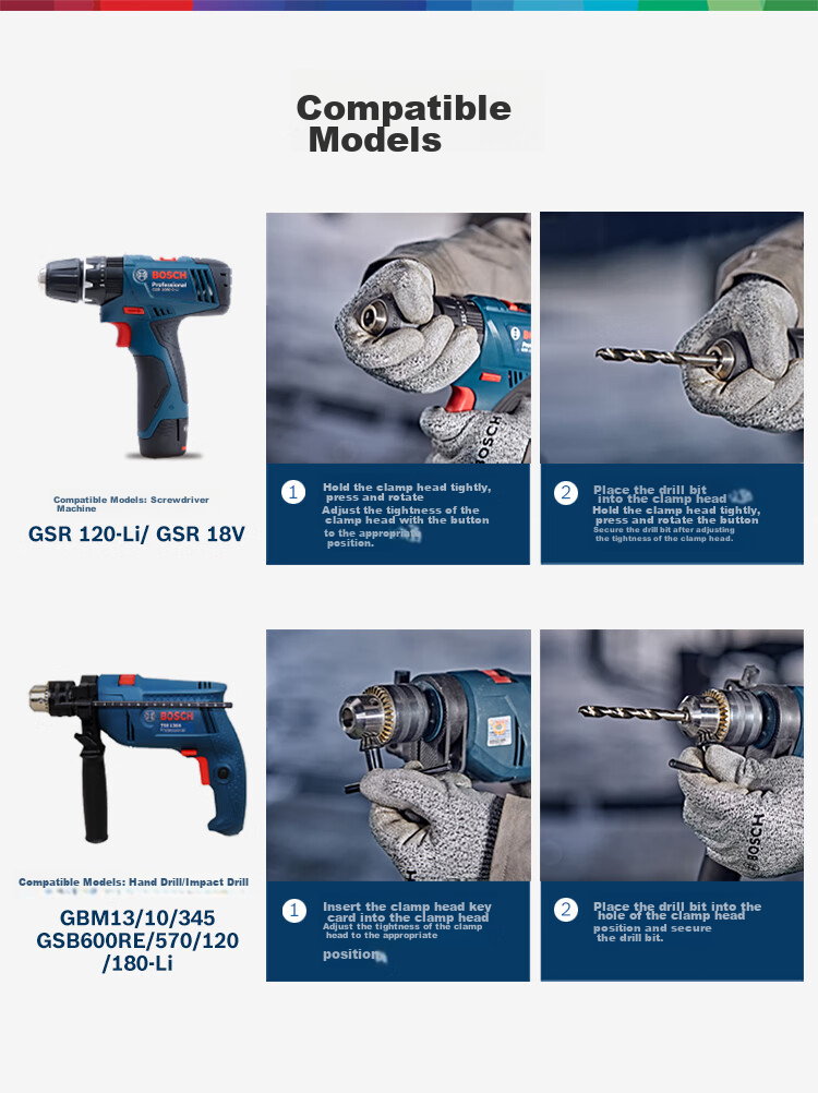 BOSCH High-Speed Metal Steel Twist Drill Bits for Electric Drills, Alloy Steel Aluminum Alloy Metal Drilling 2/3/4/5/6mm (5-Piece Set) 12