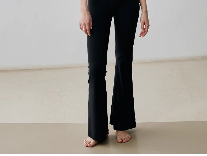 Gigt Yoga Pants for Women, Slightly Flared, Cool And Draping, Slimming, Nude-Like, Suitable for Outdoor Wear, Waist-Cinching, Butt-Lifting, Sports And Daily Fitness Pants 40