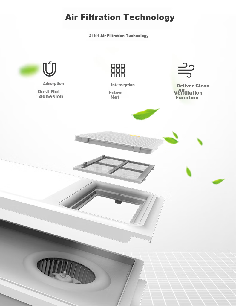 NVC Bathroom Heater with Warm Air, Exhaust Fan, And Integrated Lighting, 2700W Heater, 19AY Integrated Ceiling-Mounted Bathroom Heater 4
