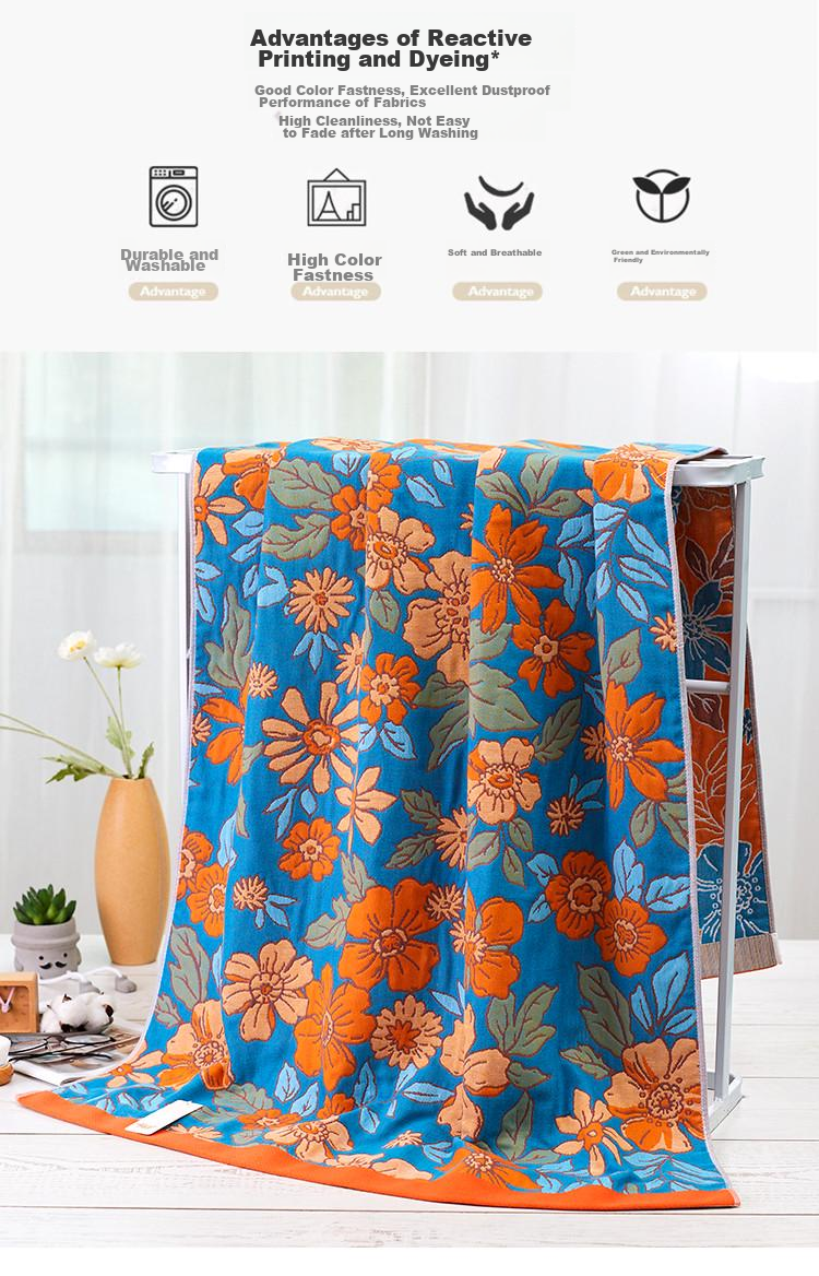 Fanyejia Extra Large Cotton Yarn Bath Towel, Absorbent And Quick-Drying, for Children's Wrapping, Adults, Couples, Home Use, Body Wiping, Swimming, Shower, Sports 5