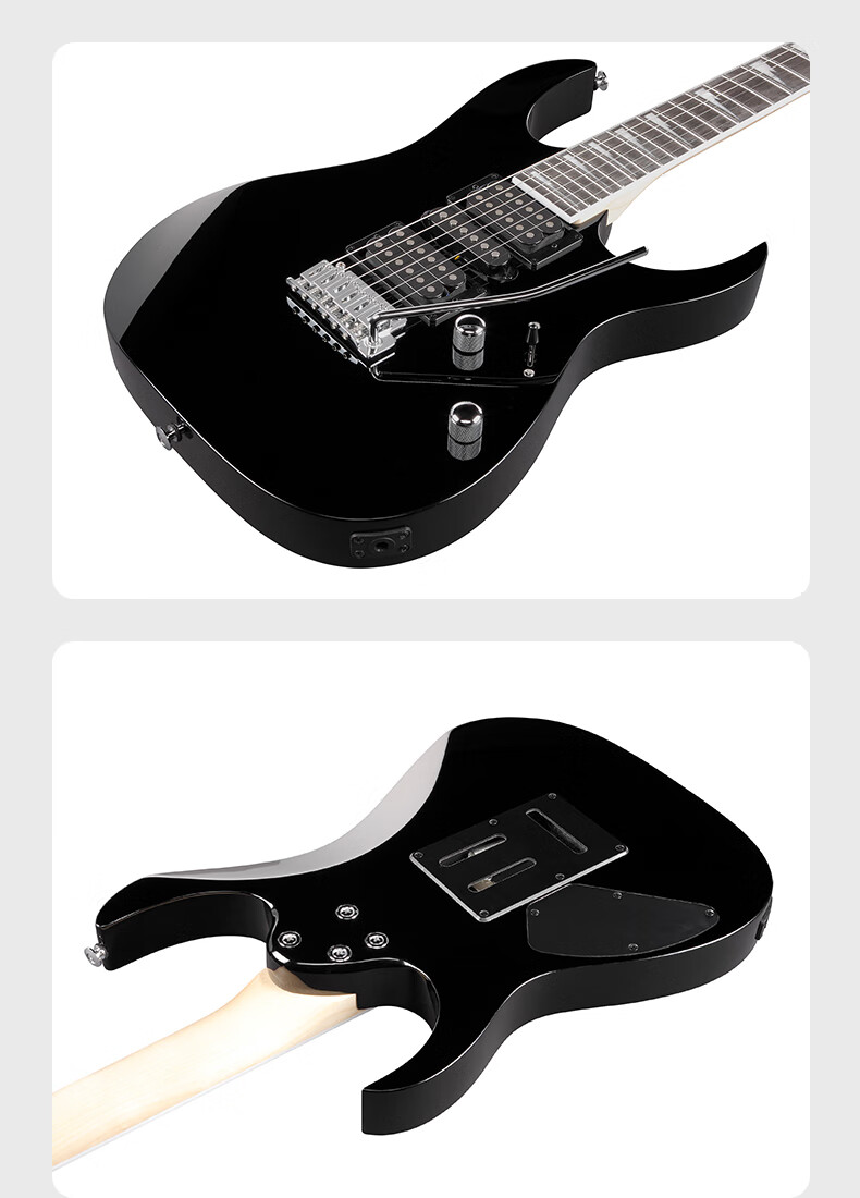 IBANEZ GRG170DX Electric Guitar for Beginners, Students, Entry-Level Practice And Performance, BKN Black 13