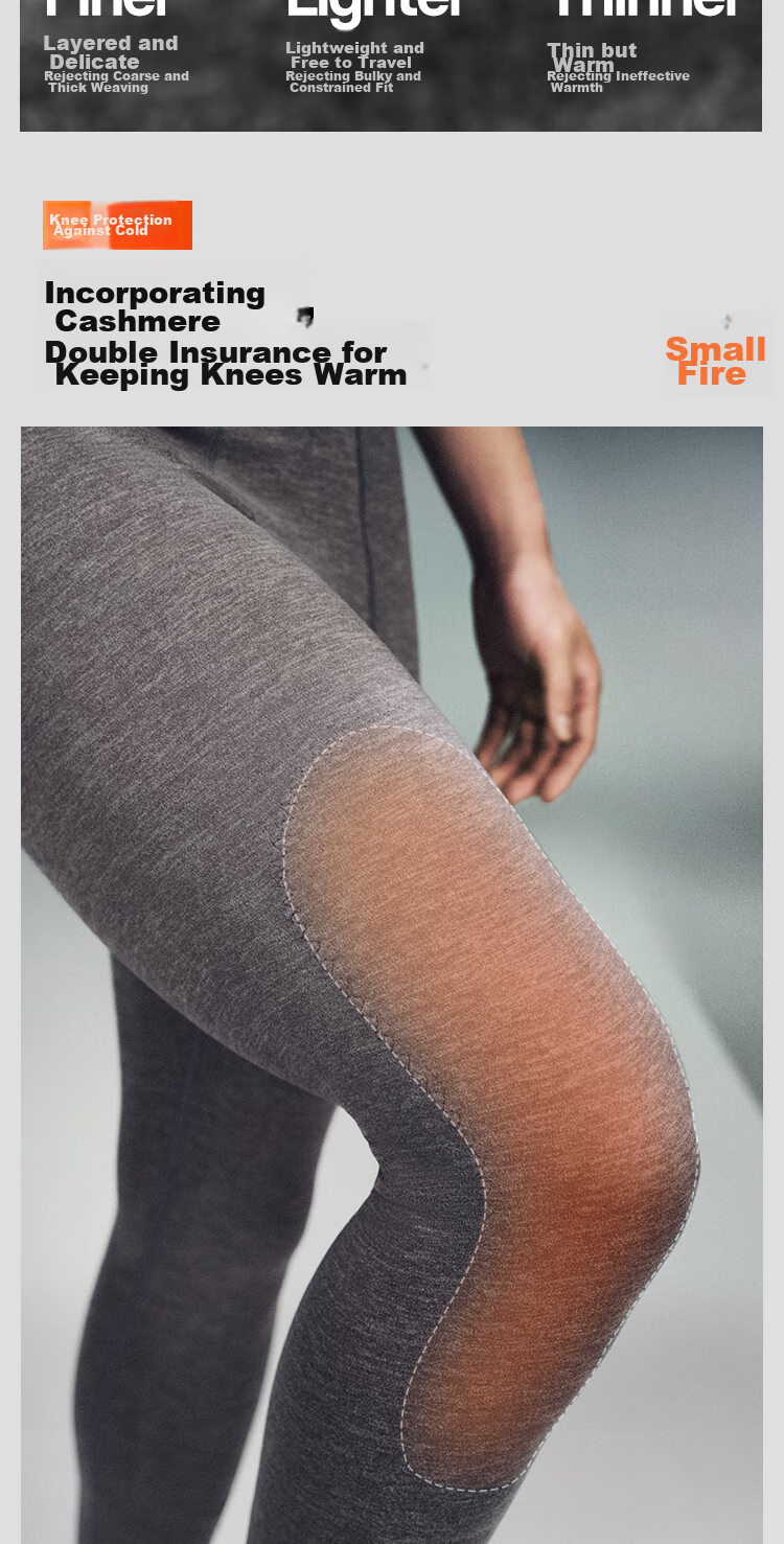 HLA [Xiaohuo-Air9] Thermal Underwear for Men, Double-Sided Fleece Lining, 280g Antibacterial Heating Patch, Thin Autumn Pants, Single Pants, Underpants 9