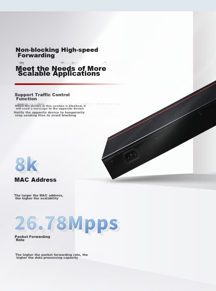 HUAWEI S1730S-L24T2S Gigabit Switch with 24 Gigabit Ethernet Ports + 2 Uplink Optical Ports, Enterprise-Grade Ethernet Network Splitter for Home And Office Use 4