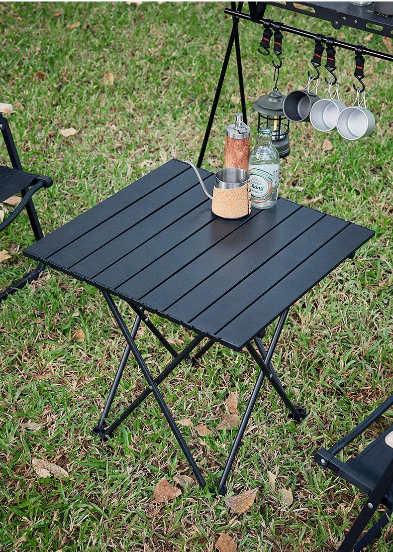 Waterman Outdoor Folding Table Egg Roll Table Portable Camping Table and Chair Equipment Picnic Balcony Leisure Patio Coffee Table 78376 13