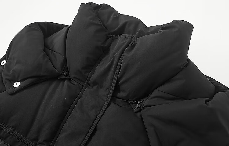Dme [Light Life] Winter 50D Cotton-Feel Faux Memory Duck down Large Patch Pocket Petite Women's Down Jacket Coat 12