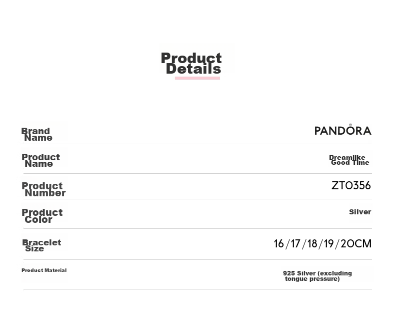 Pandora Dreamy Blue Bracelet Set, Exquisite High-End Design Birthday Gift for Girlfriend 3